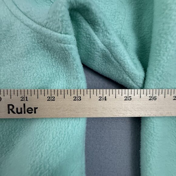 J. Crew Pullover Sweater Women's Large Thick Fleece Quarter Button Down Pockets - Picture 9 of 10
